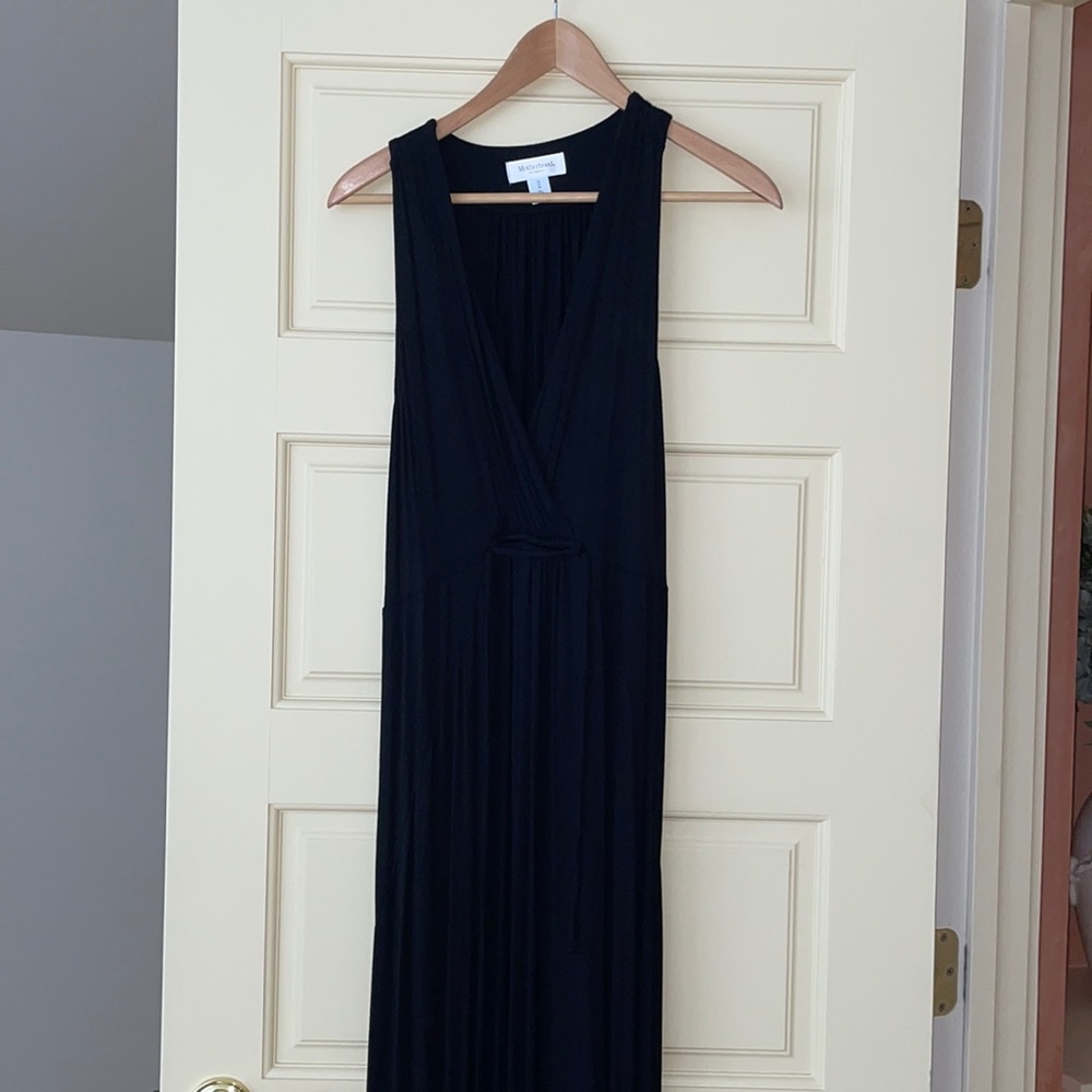 Motherhood Maternity super soft, long black dress